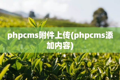 phpcms附件上传(phpcms添加内容)